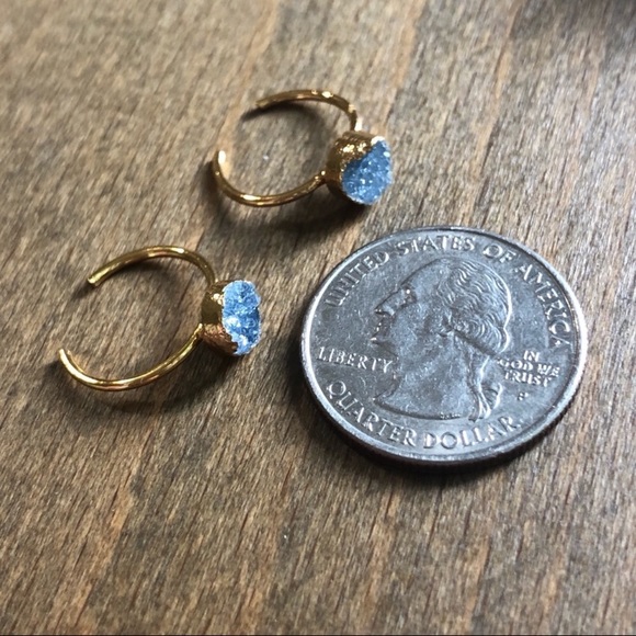 ❗️LAST❗️Raw Druzy Midi/Toe Ring - Picture 4 of 5